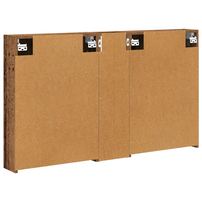 Vonios spintos komplektas su lentyna 3 pcs 120 x 14,5 x 70 cm