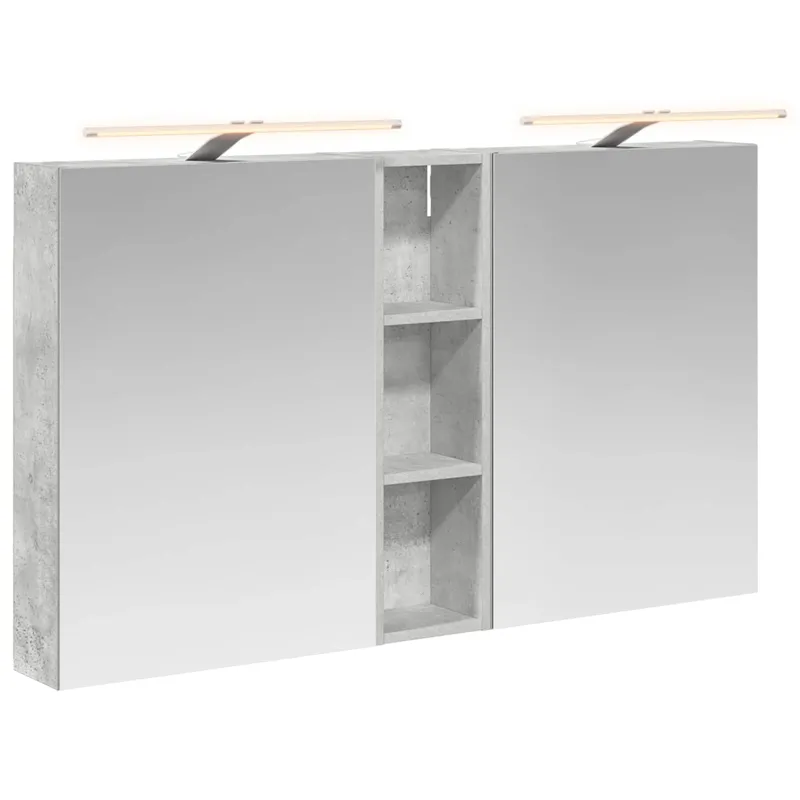 Vonios spintos komplektas su lentyna 3 pcs 120 x 14,5 x 70 cm