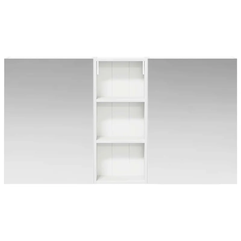 Vonios spintos komplektas su lentyna 3 pcs 130 x 14,5 x 70 cm