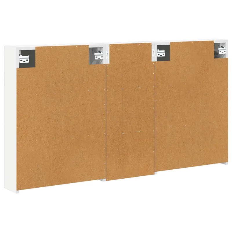 Vonios spintos komplektas su lentyna 3 pcs 130 x 14,5 x 70 cm