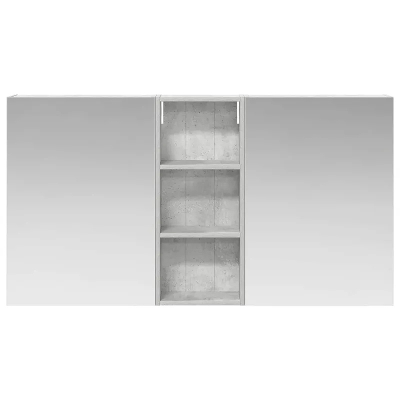 Vonios spintos komplektas su lentyna 3 pcs 130 x 14,5 x 70 cm
