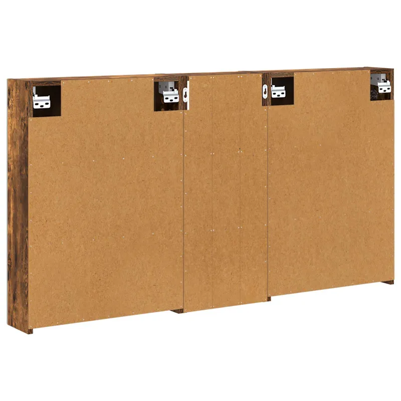 Vonios spintos komplektas su lentyna 3 pcs 130 x 14,5 x 70 cm