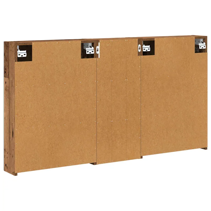 Vonios spintos komplektas su lentyna 3 pcs 130 x 14,5 x 70 cm