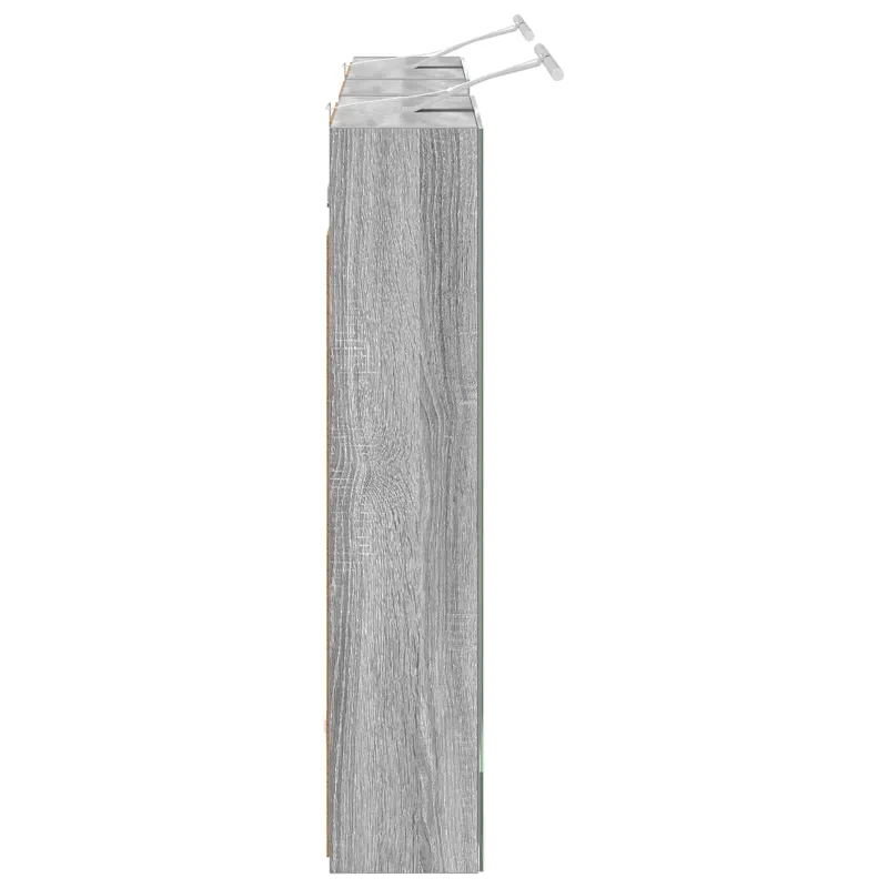 Vonios spintos komplektas su lentyna 3 pcs 130 x 14,5 x 70 cm