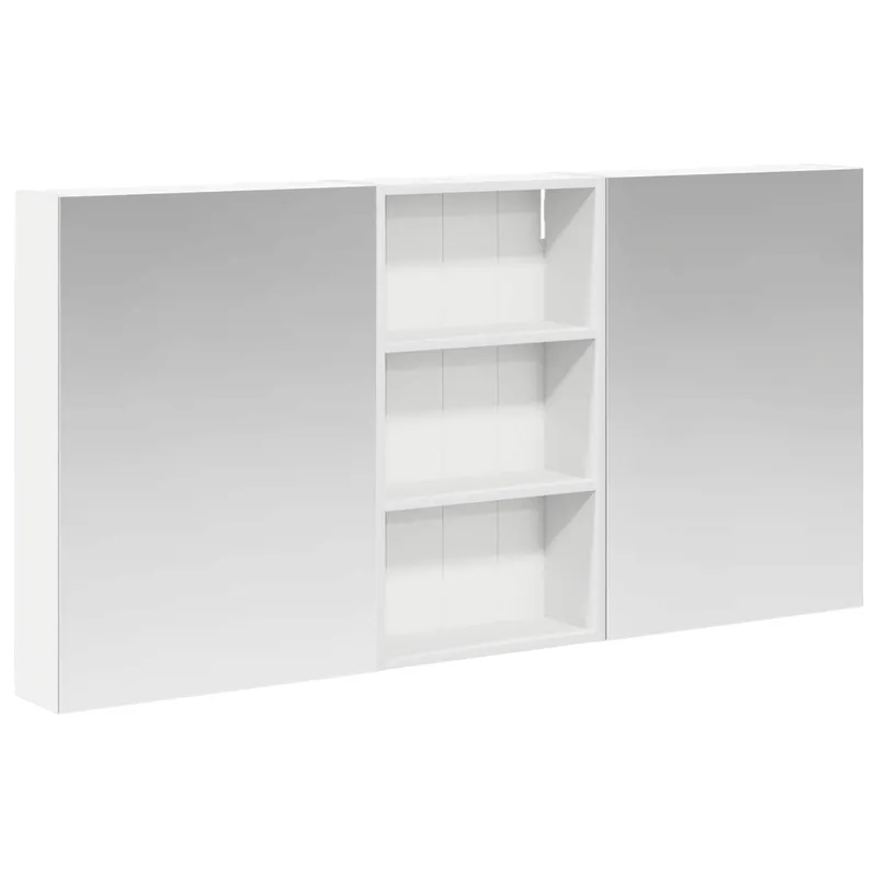 Vonios spintos komplektas su lentyna 3 pcs 140 x 14,5 x 70 cm