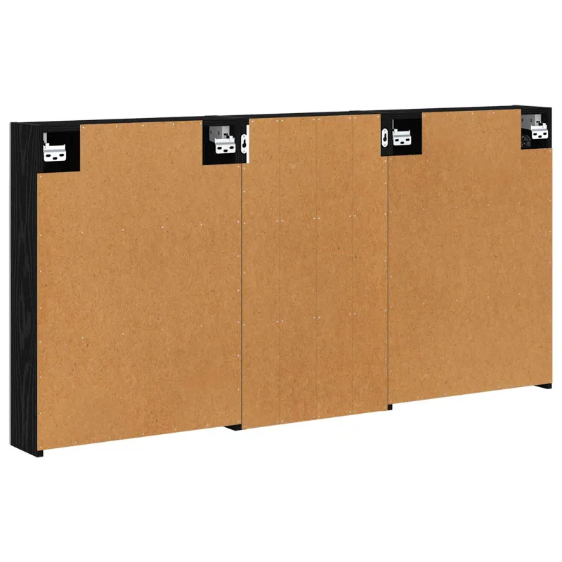 Vonios spintos komplektas su lentyna 3 pcs 140 x 14,5 x 70 cm