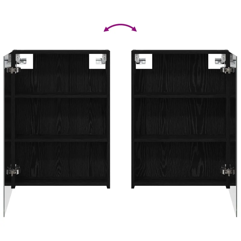 Vonios spintos komplektas su lentyna 3 pcs 140 x 14,5 x 70 cm