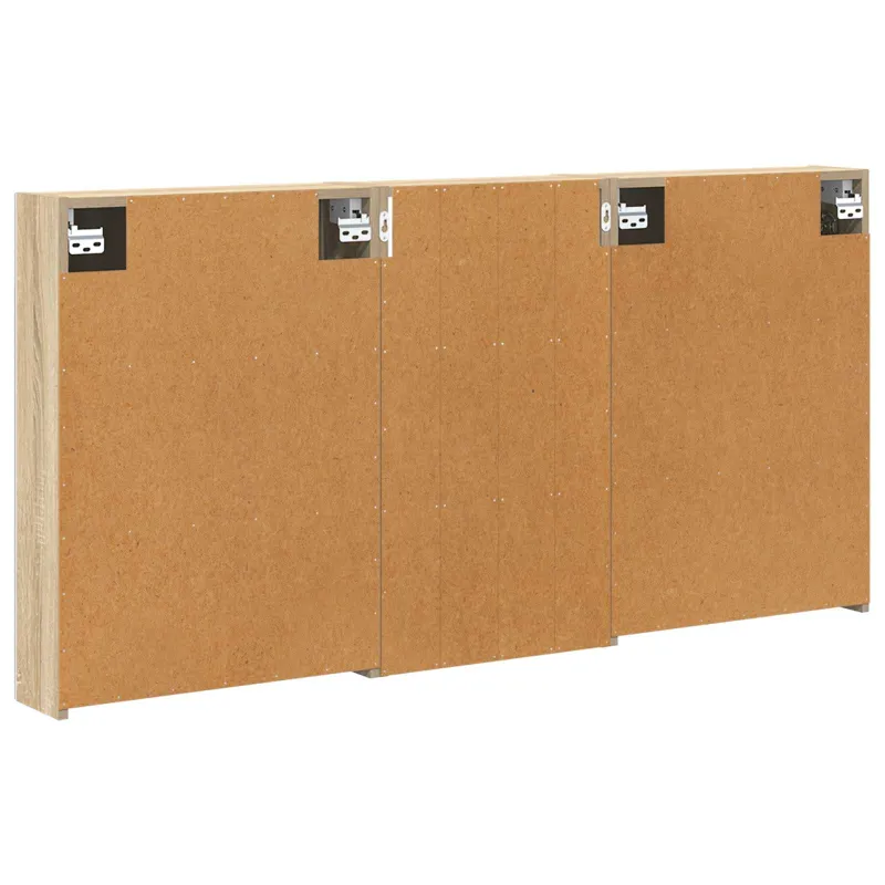 Vonios spintos komplektas su lentyna 3 pcs 140 x 14,5 x 70 cm