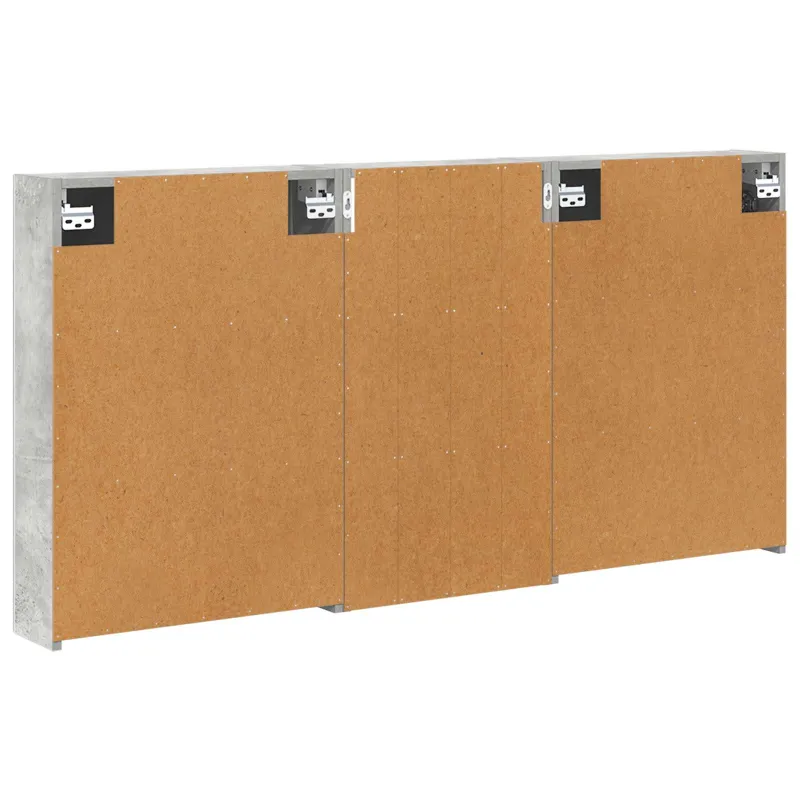 Vonios spintos komplektas su lentyna 3 pcs 140 x 14,5 x 70 cm