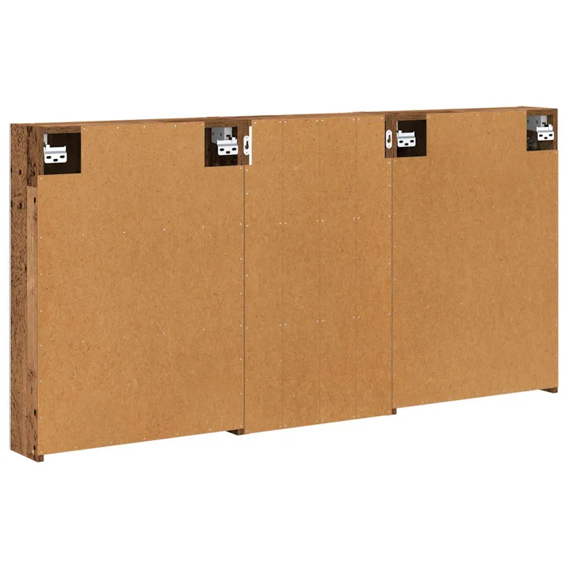 Vonios spintos komplektas su lentyna 3 pcs 140 x 14,5 x 70 cm