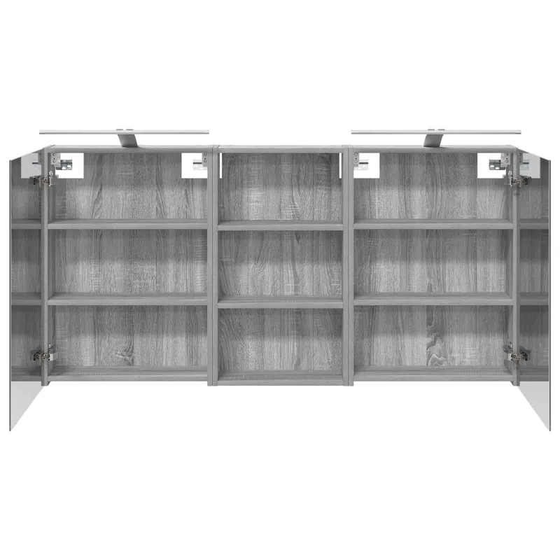 Vonios spintos komplektas 3 pcs 140 x 14,5 x 70 cm