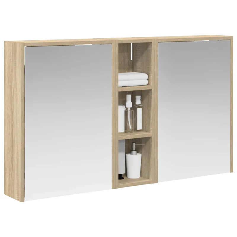 Vonios spintos komplektas 3 pcs 106 x 16 x 62,5 cm