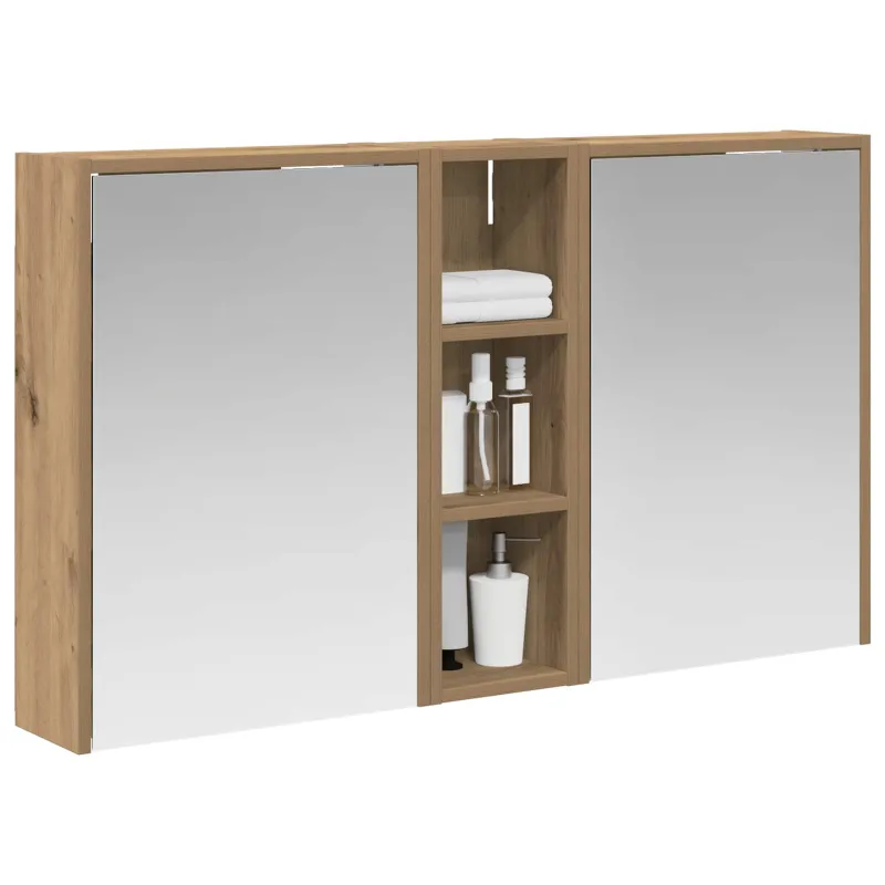 Vonios spintos komplektas 3 pcs 106 x 16 x 62,5 cm