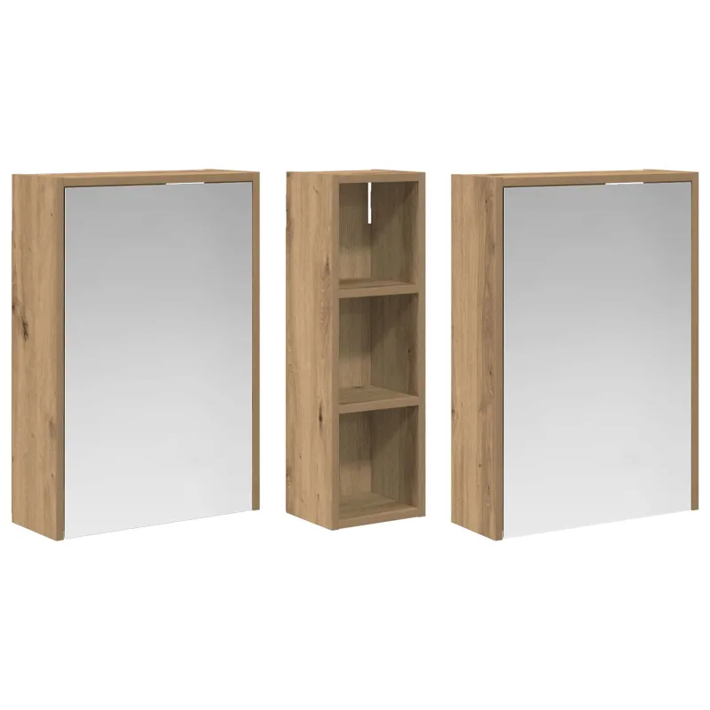 Vonios spintos komplektas 3 pcs 106 x 16 x 62,5 cm