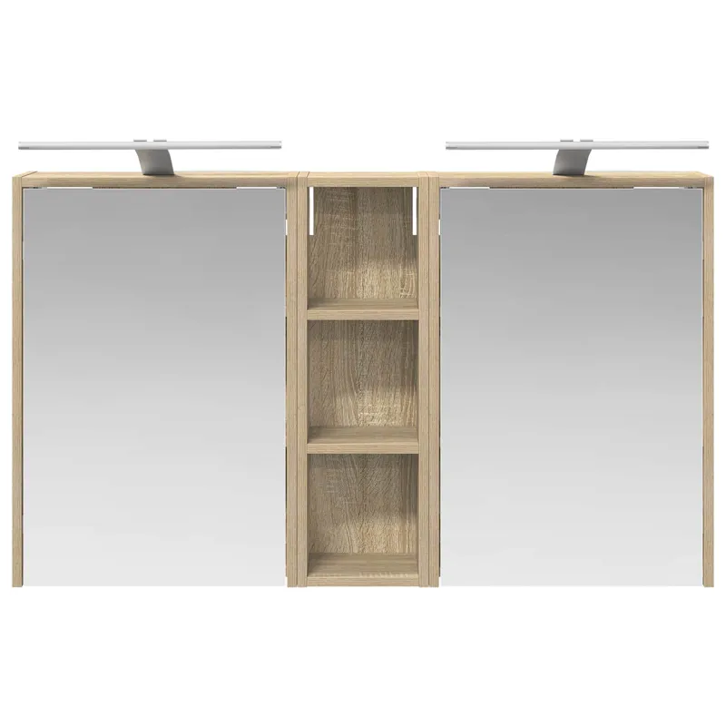 Vonios spintos komplektas 3 pcs 106 x 16 x 62,5 cm