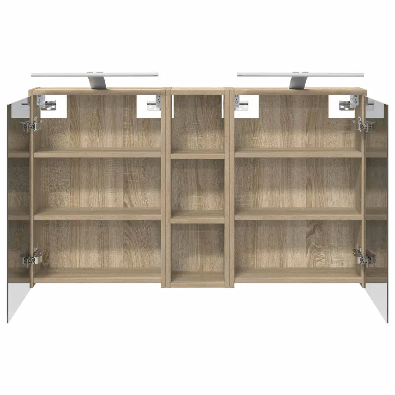 Vonios spintos komplektas 3 pcs 106 x 16 x 62,5 cm