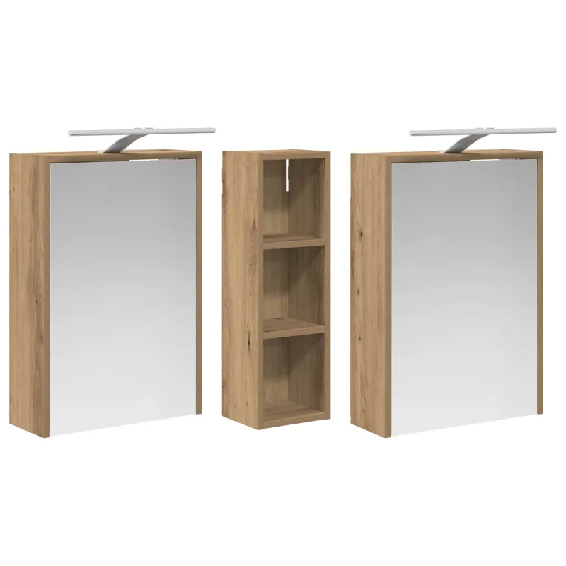 Vonios spintos komplektas 3 pcs 106 x 16 x 62,5 cm