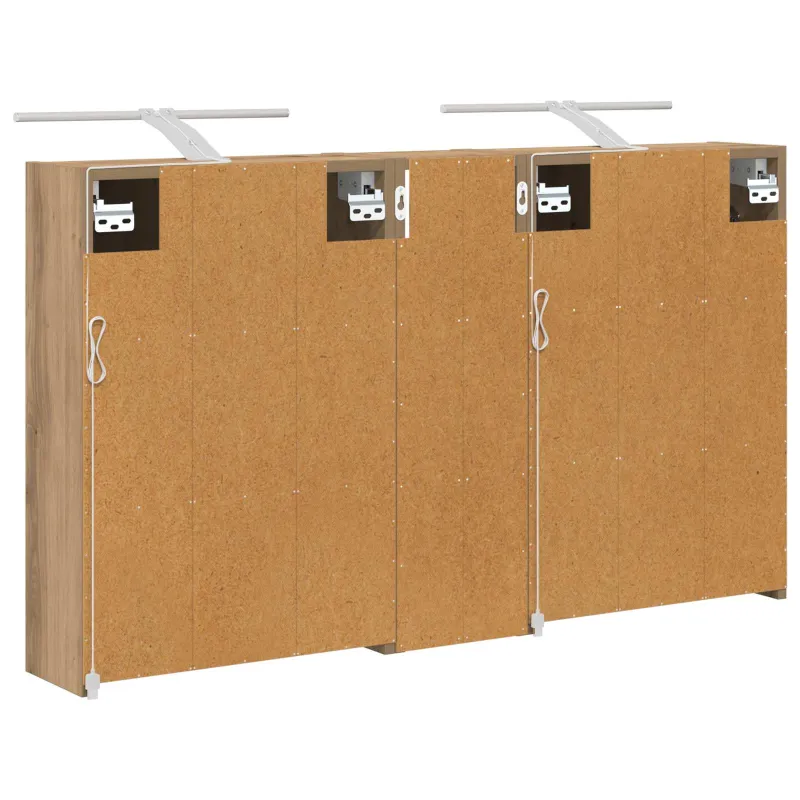 Vonios spintos komplektas 3 pcs 106 x 16 x 62,5 cm