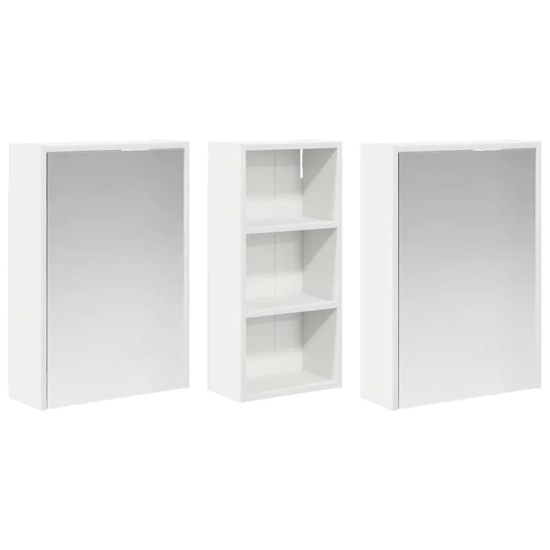 Vonios spintos komplektas 3 pcs 116 x 16 x 62,5 cm
