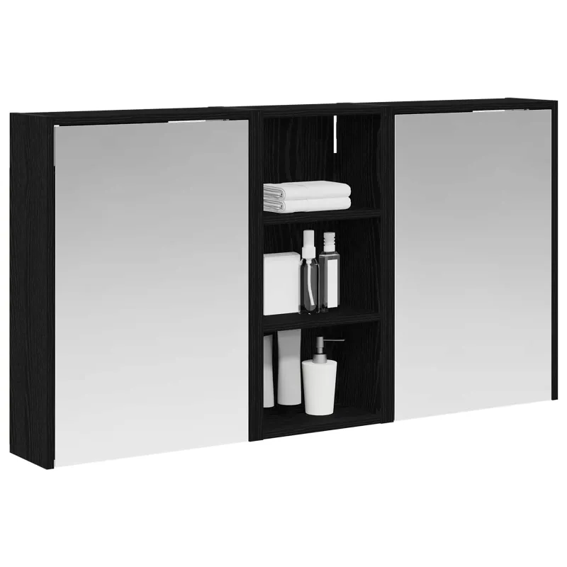 Vonios spintos komplektas 3 pcs 116 x 16 x 62,5 cm