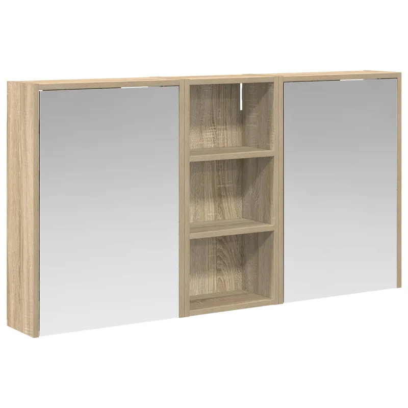 Vonios spintos komplektas 3 pcs 116 x 16 x 62,5 cm