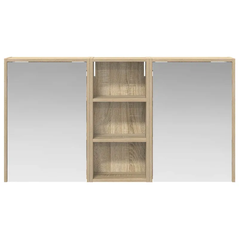 Vonios spintos komplektas 3 pcs 116 x 16 x 62,5 cm