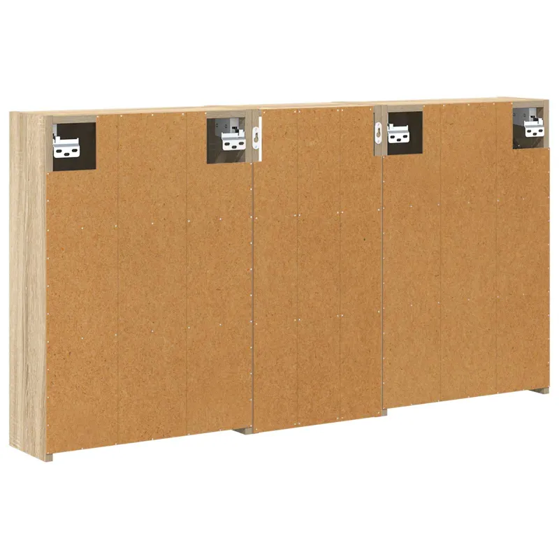 Vonios spintos komplektas 3 pcs 116 x 16 x 62,5 cm