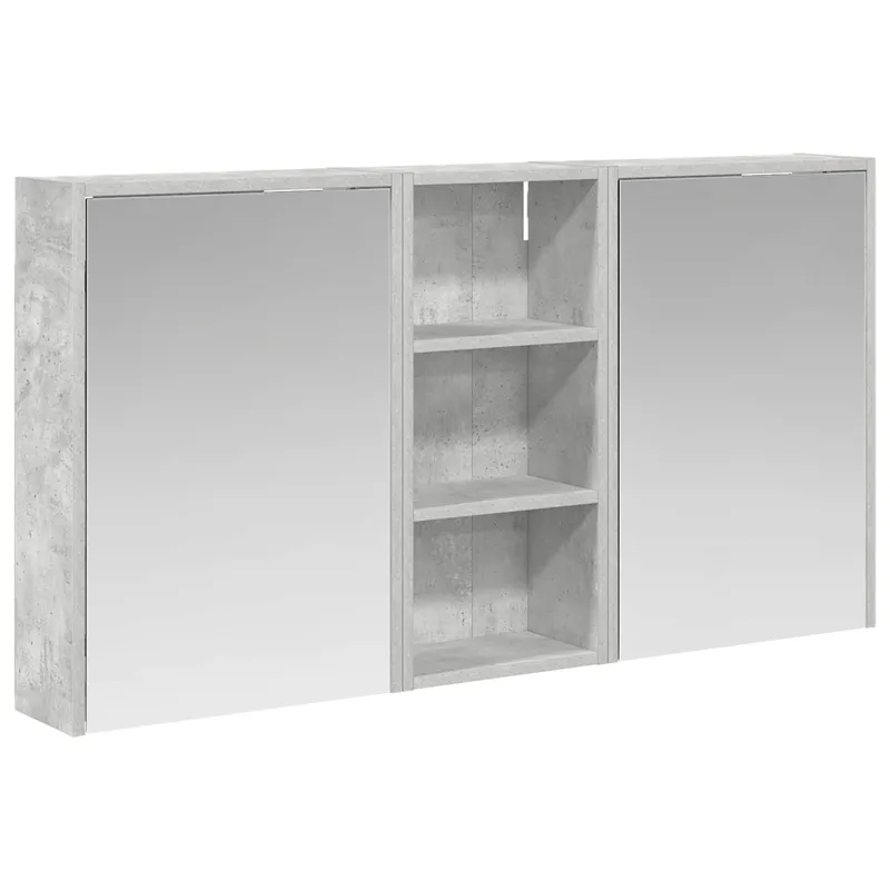 Vonios spintos komplektas 3 pcs 116 x 16 x 62,5 cm