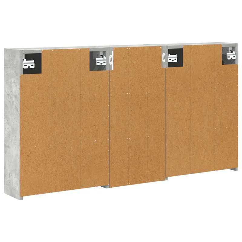 Vonios spintos komplektas 3 pcs 116 x 16 x 62,5 cm