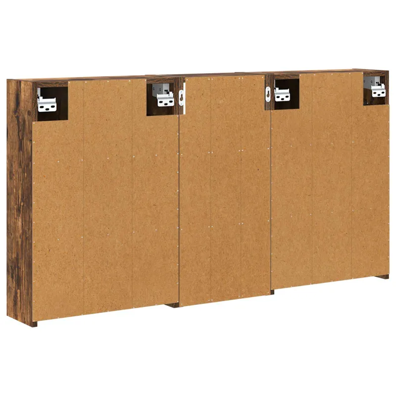 Vonios spintos komplektas 3 pcs 116 x 16 x 62,5 cm