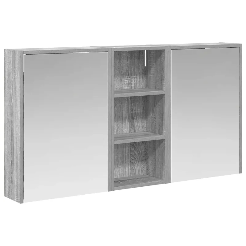 Vonios spintos komplektas 3 pcs 116 x 16 x 62,5 cm