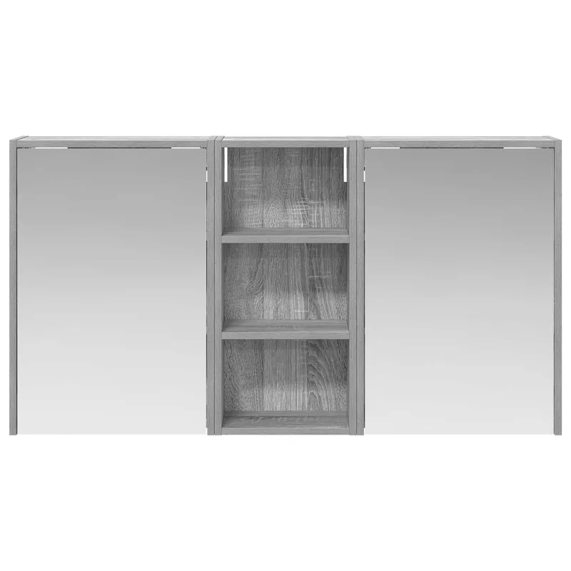 Vonios spintos komplektas 3 pcs 116 x 16 x 62,5 cm