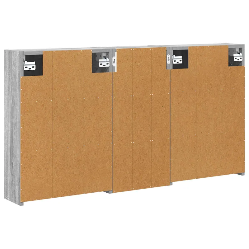 Vonios spintos komplektas 3 pcs 116 x 16 x 62,5 cm