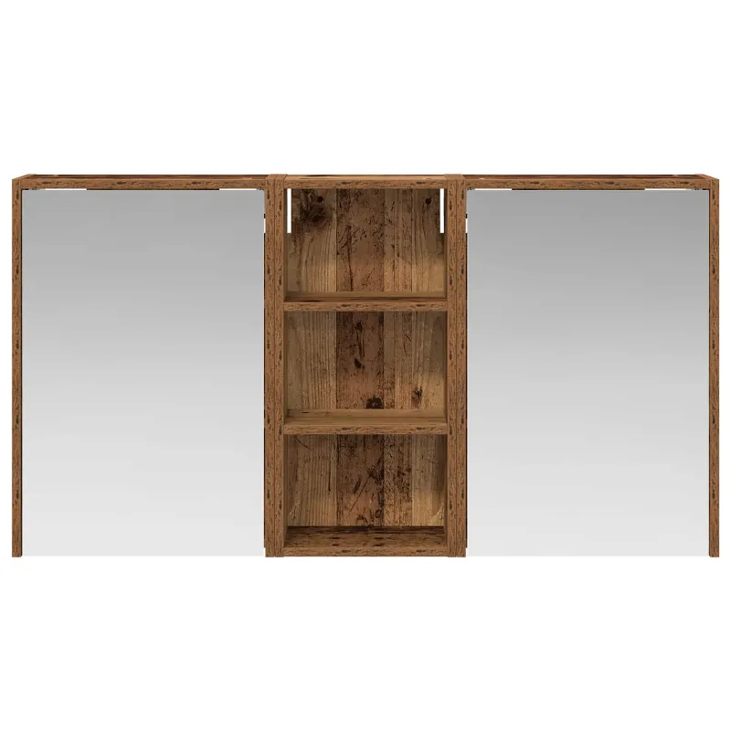 Vonios spintos komplektas 3 pcs 116 x 16 x 62,5 cm