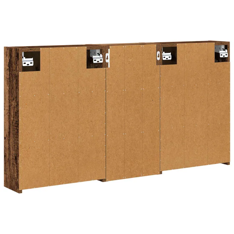 Vonios spintos komplektas 3 pcs 116 x 16 x 62,5 cm