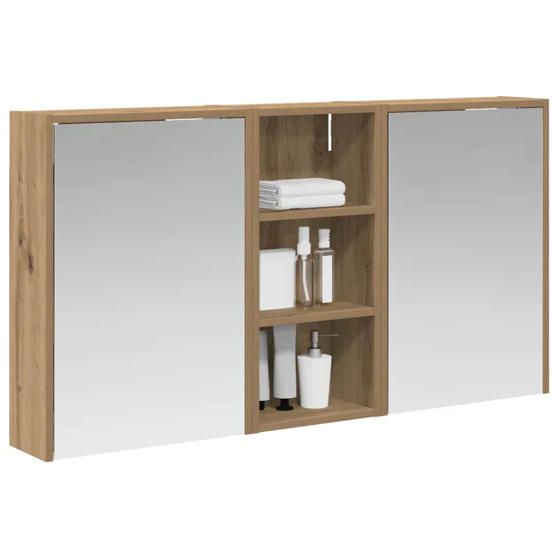 Vonios spintos komplektas 3 pcs 116 x 16 x 62,5 cm