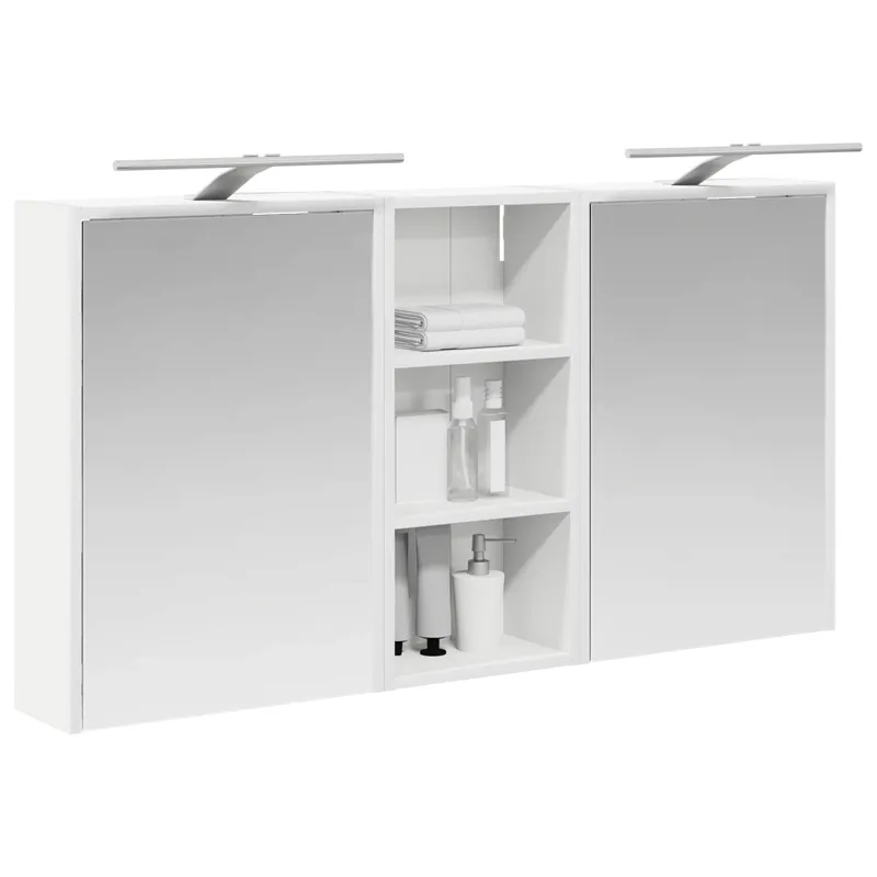 Vonios spintos komplektas 3 pcs 116 x 16 x 62,5 cm