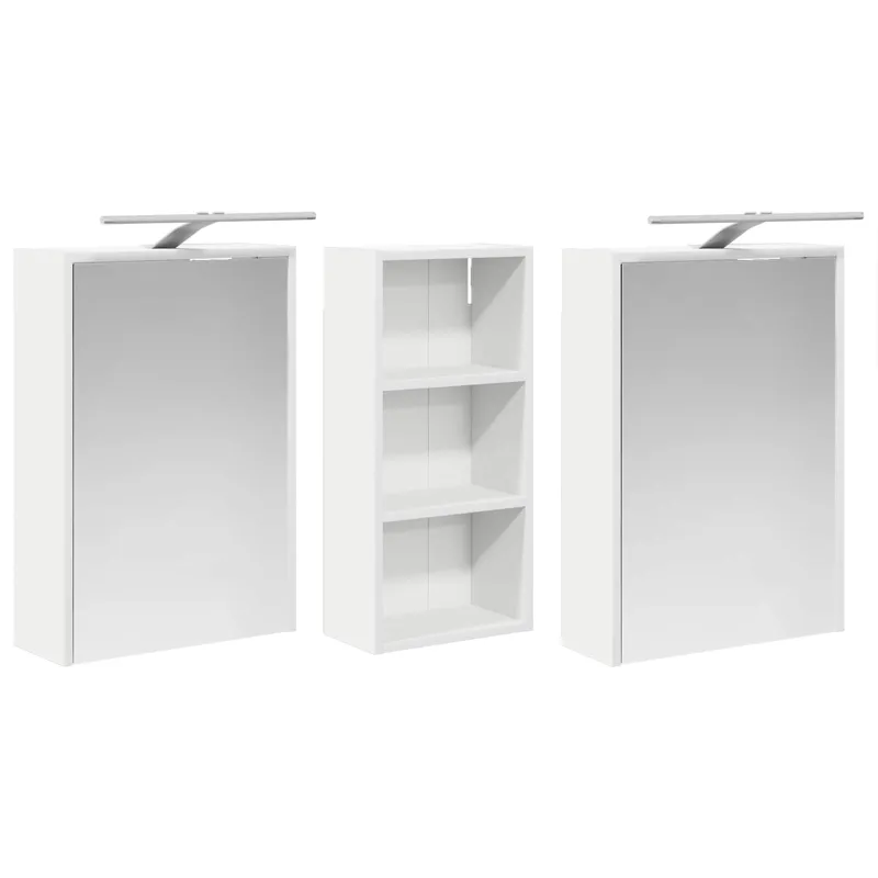 Vonios spintos komplektas 3 pcs 116 x 16 x 62,5 cm