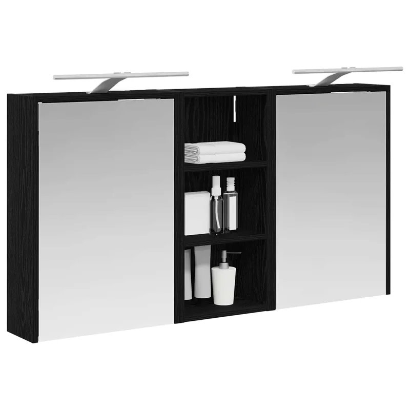 Vonios spintos komplektas 3 pcs 116 x 16 x 62,5 cm