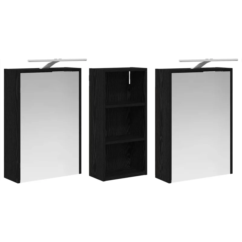Vonios spintos komplektas 3 pcs 116 x 16 x 62,5 cm