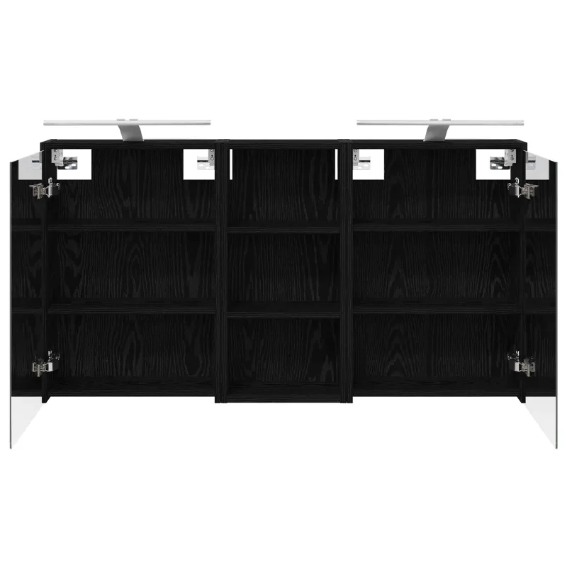 Vonios spintos komplektas 3 pcs 116 x 16 x 62,5 cm