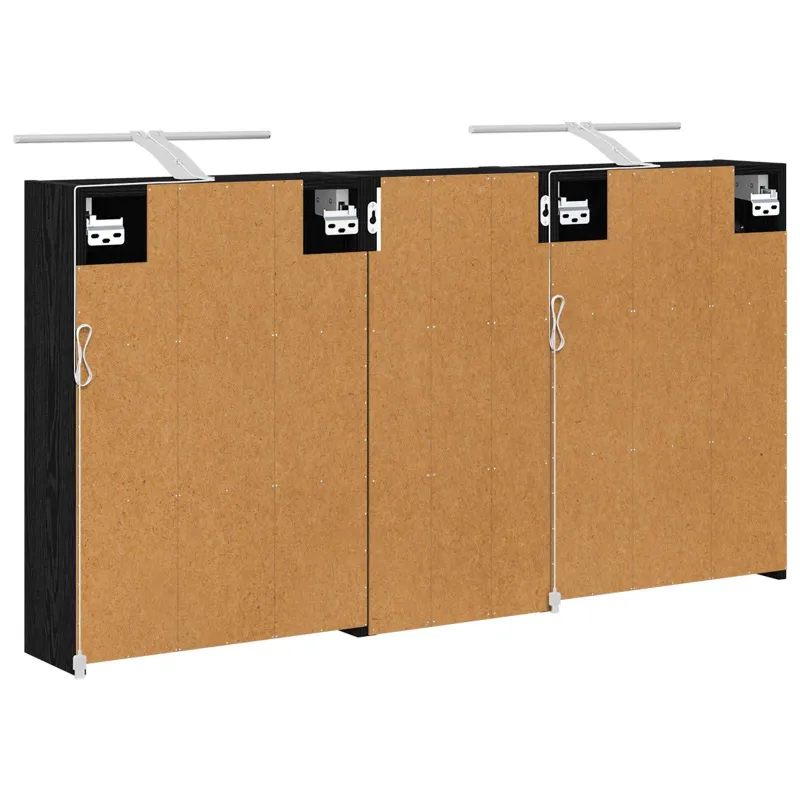 Vonios spintos komplektas 3 pcs 116 x 16 x 62,5 cm