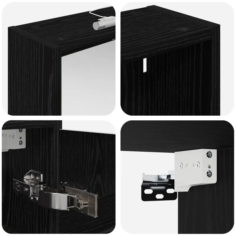 Vonios spintos komplektas 3 pcs 116 x 16 x 62,5 cm