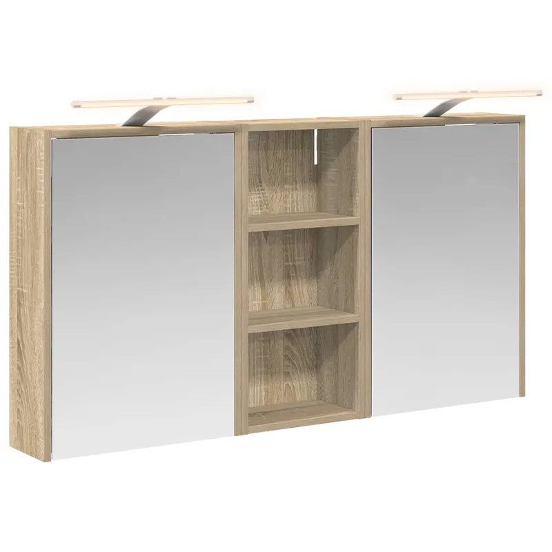 Vonios spintos komplektas 3 pcs 116 x 16 x 62,5 cm
