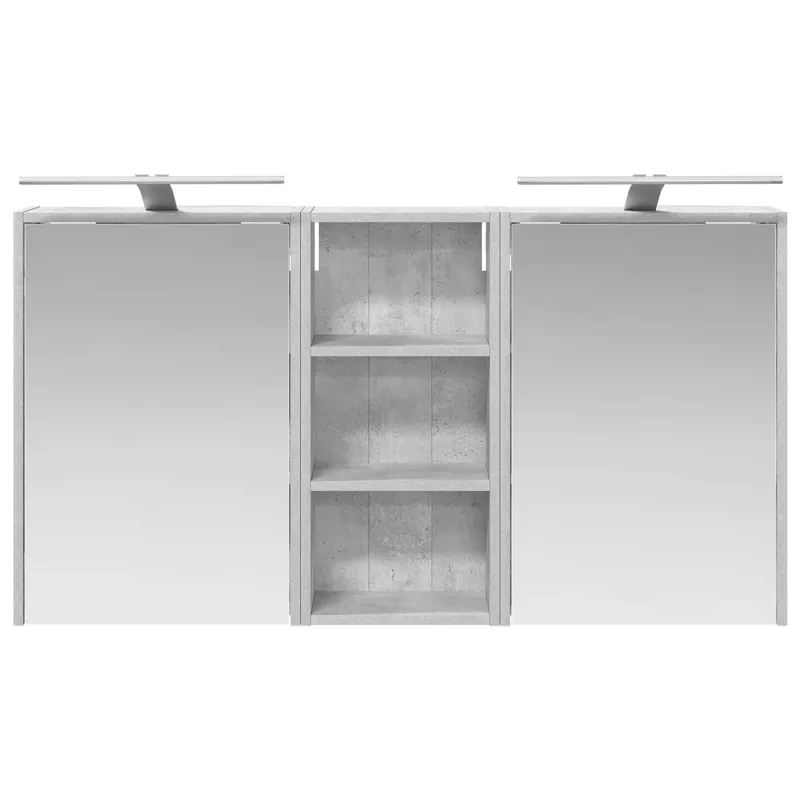 Vonios spintos komplektas 3 pcs 116 x 16 x 62,5 cm