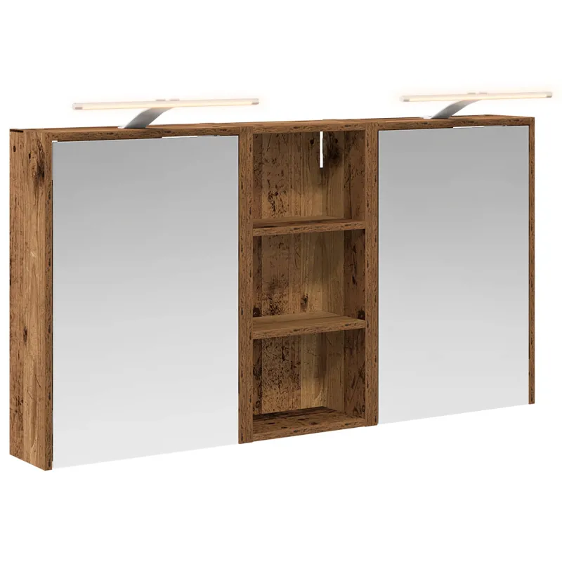 Vonios spintos komplektas 3 pcs 116 x 16 x 62,5 cm