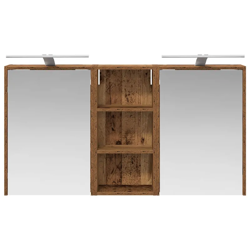 Vonios spintos komplektas 3 pcs 116 x 16 x 62,5 cm