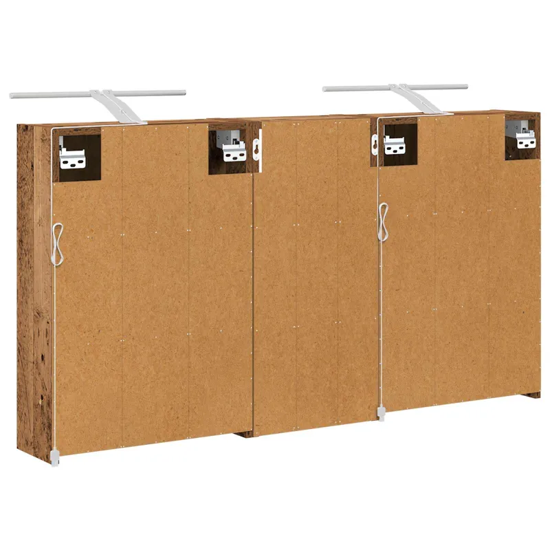 Vonios spintos komplektas 3 pcs 116 x 16 x 62,5 cm