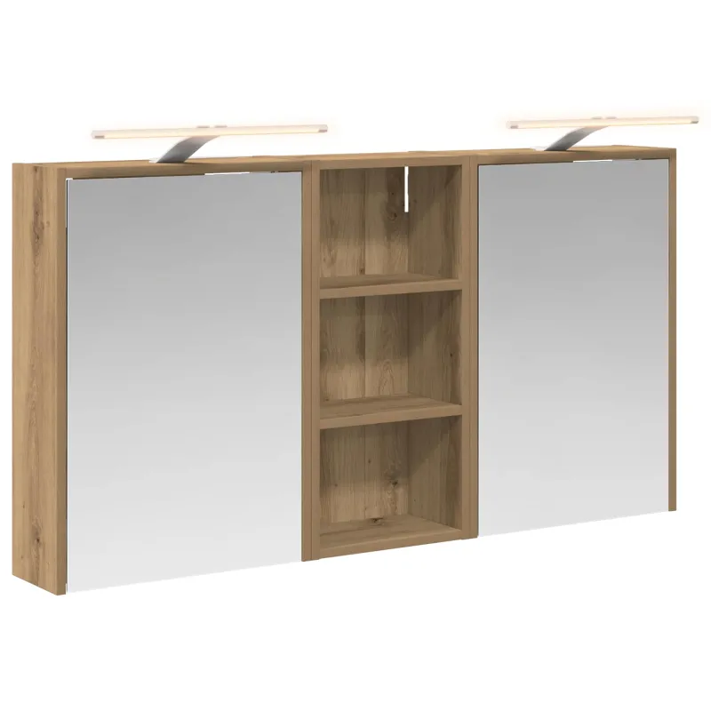 Vonios spintos komplektas 3 pcs 116 x 16 x 62,5 cm