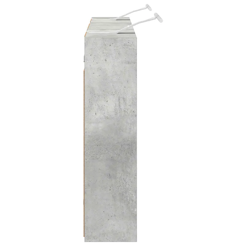 Vonios spintos komplektas su lentyna 3 pcs 126 x 16 x 62.5 cm